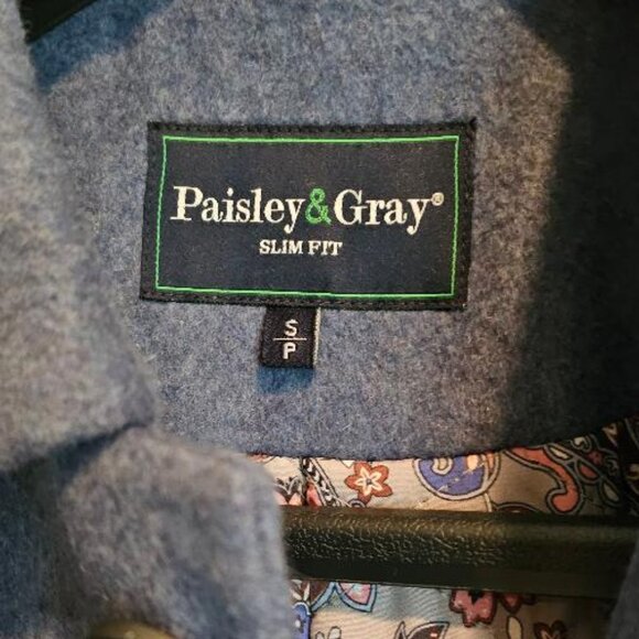 PAISLEY & GRAY Topper Coat - Arctic Blue Soft Touch - SMALL - NWT - Picture 9 of 9